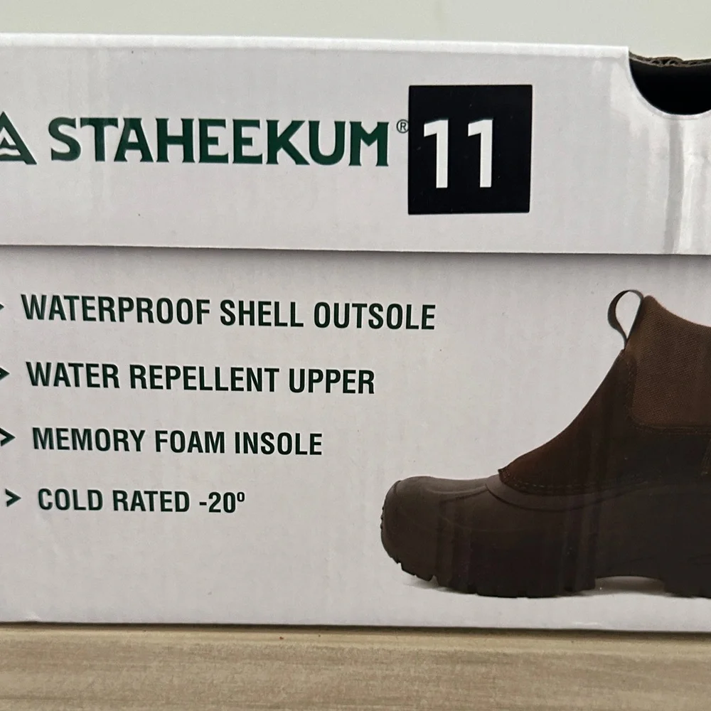 Staheekum Men's Yukon Waterproof Winter Boots - Brown and Black